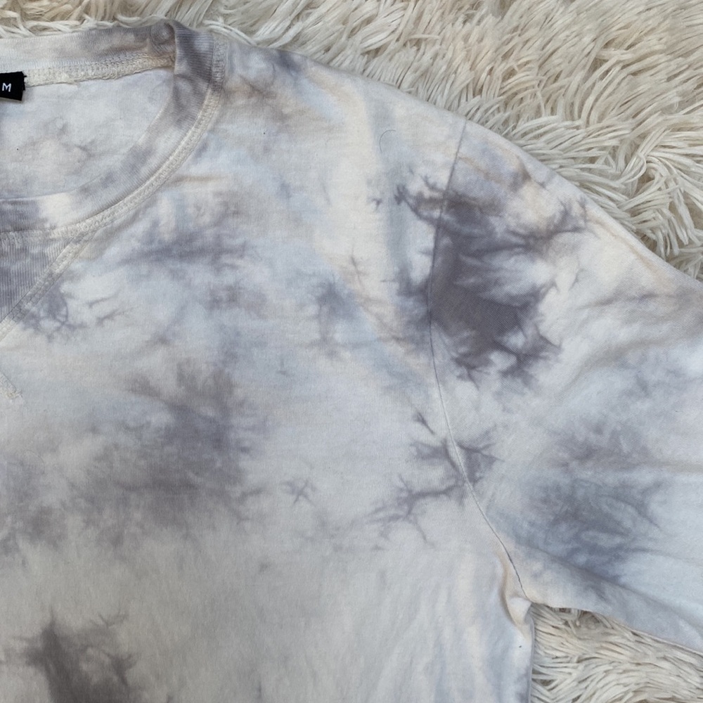 Mono B Tie Dye Top ๐ Gray & White - Picture 6 of 14